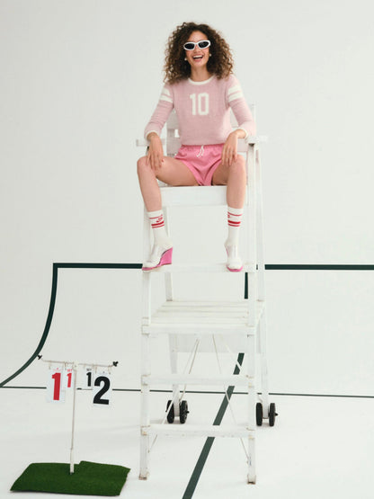 Founded in '10 Sweater - Pink | For Love and Lemons