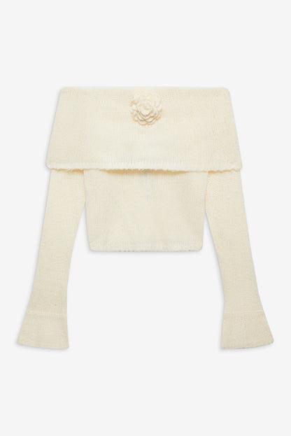 Aspen Knit Top - Cream | For Love and Lemons