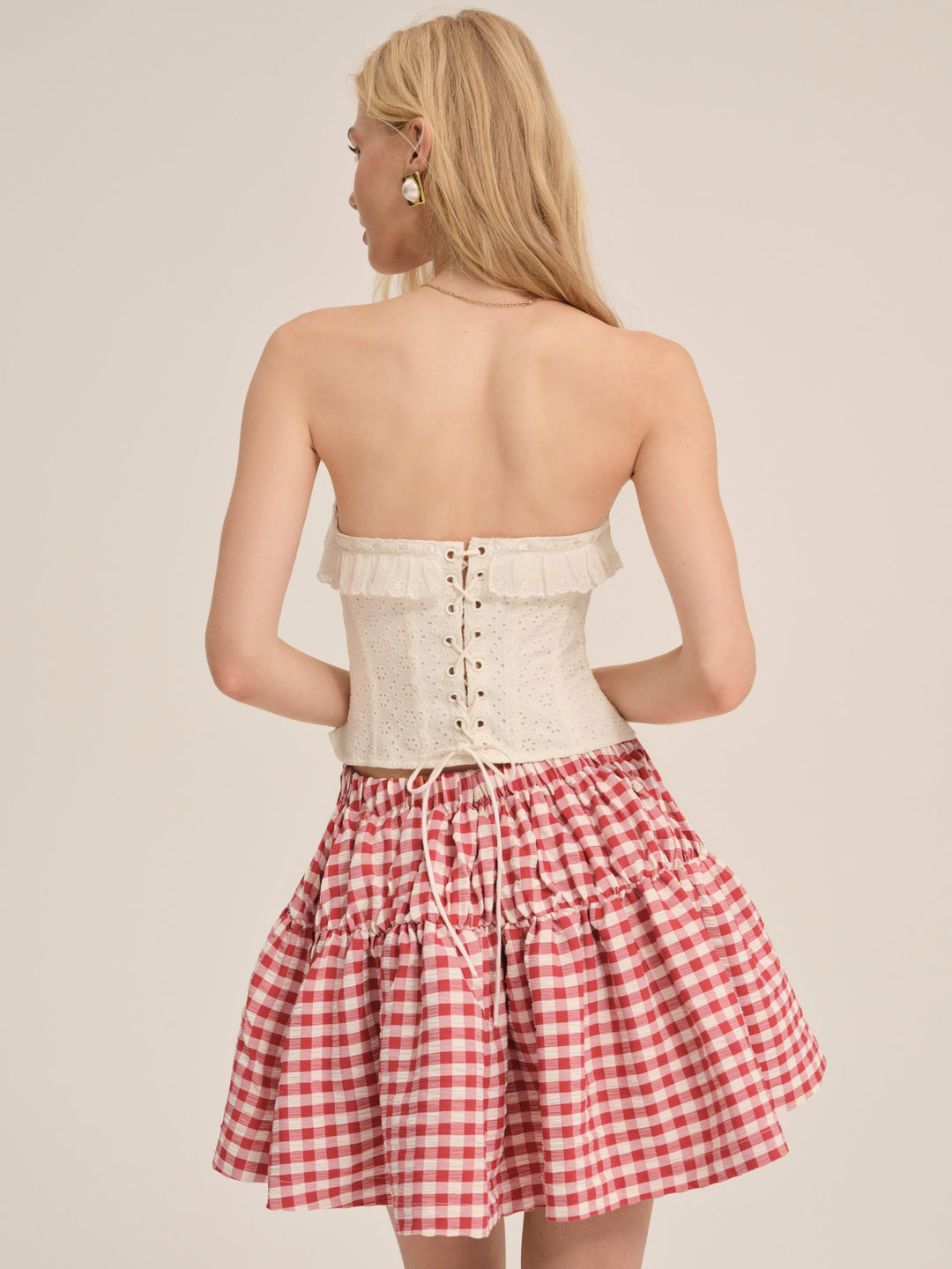 Tea Time Corset Top - Cream | For Love and Lemons