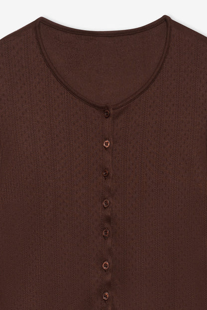 Elliana Cardigan - Chocolate | For Love and Lemons