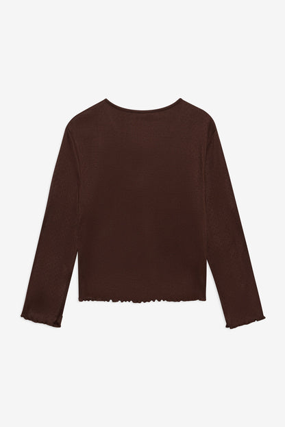 Elliana Cardigan - Chocolate | For Love and Lemons