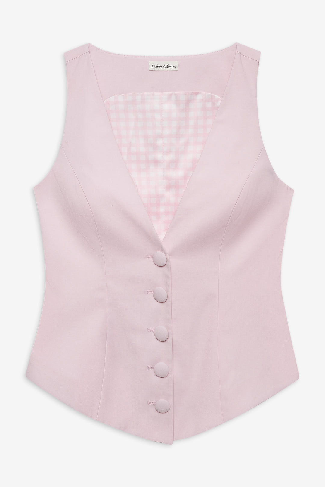 Elanah Vest - Pink | For Love and Lemons