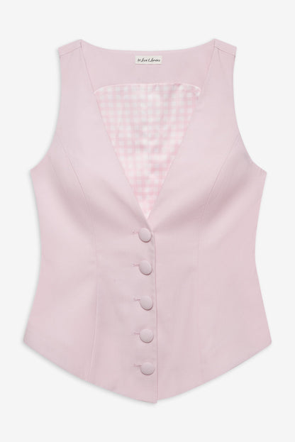 Elanah Vest - Pink | For Love and Lemons