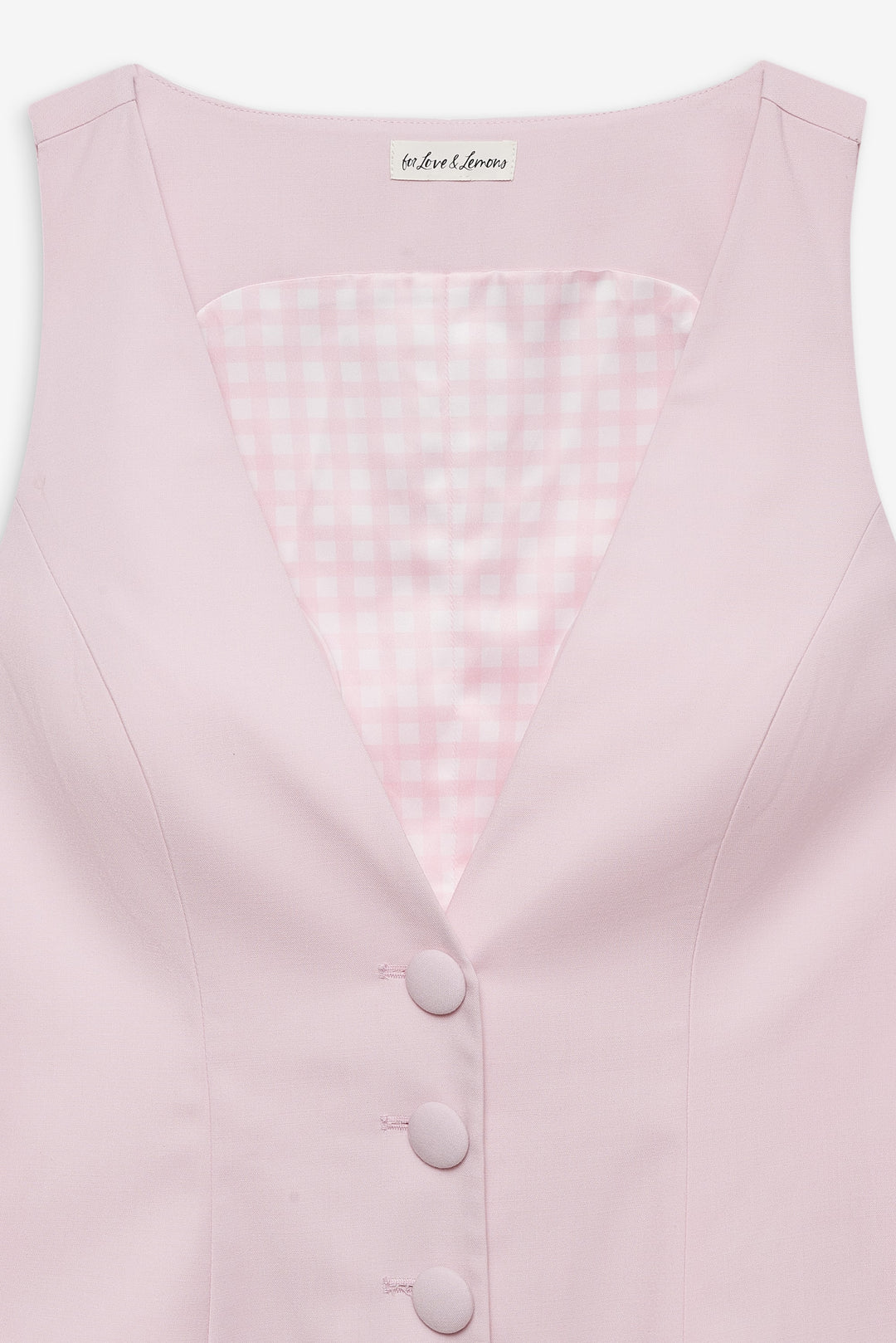 Elanah Vest - Pink | For Love and Lemons