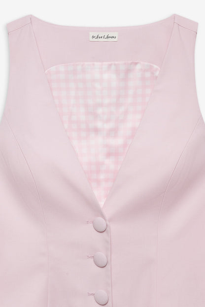 Elanah Vest - Pink | For Love and Lemons