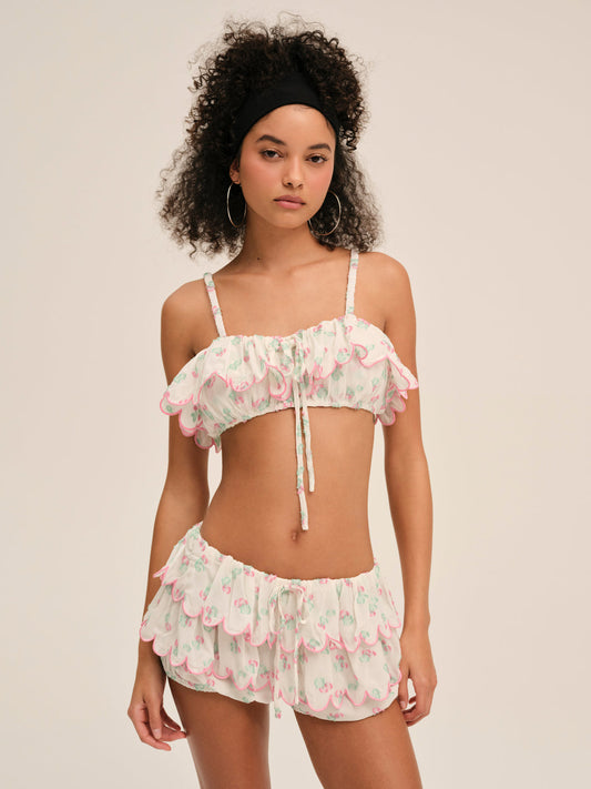 Gidget Top - White | For Love and Lemons