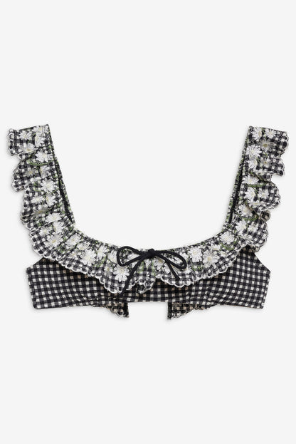 Daisy Lane Bikini Top - Black | For Love and Lemons