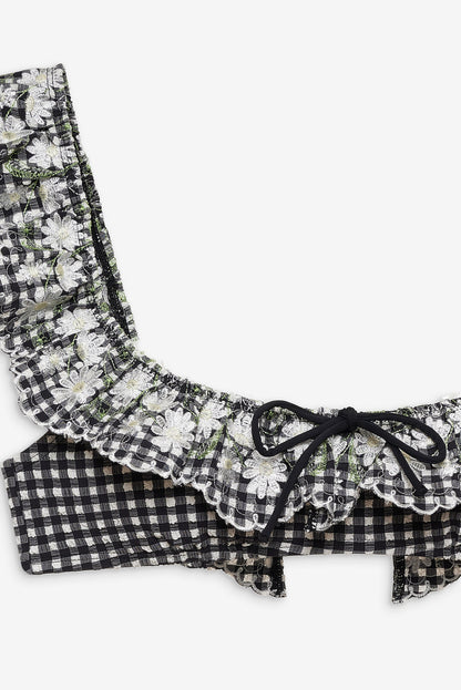 Daisy Lane Bikini Top - Black | For Love and Lemons