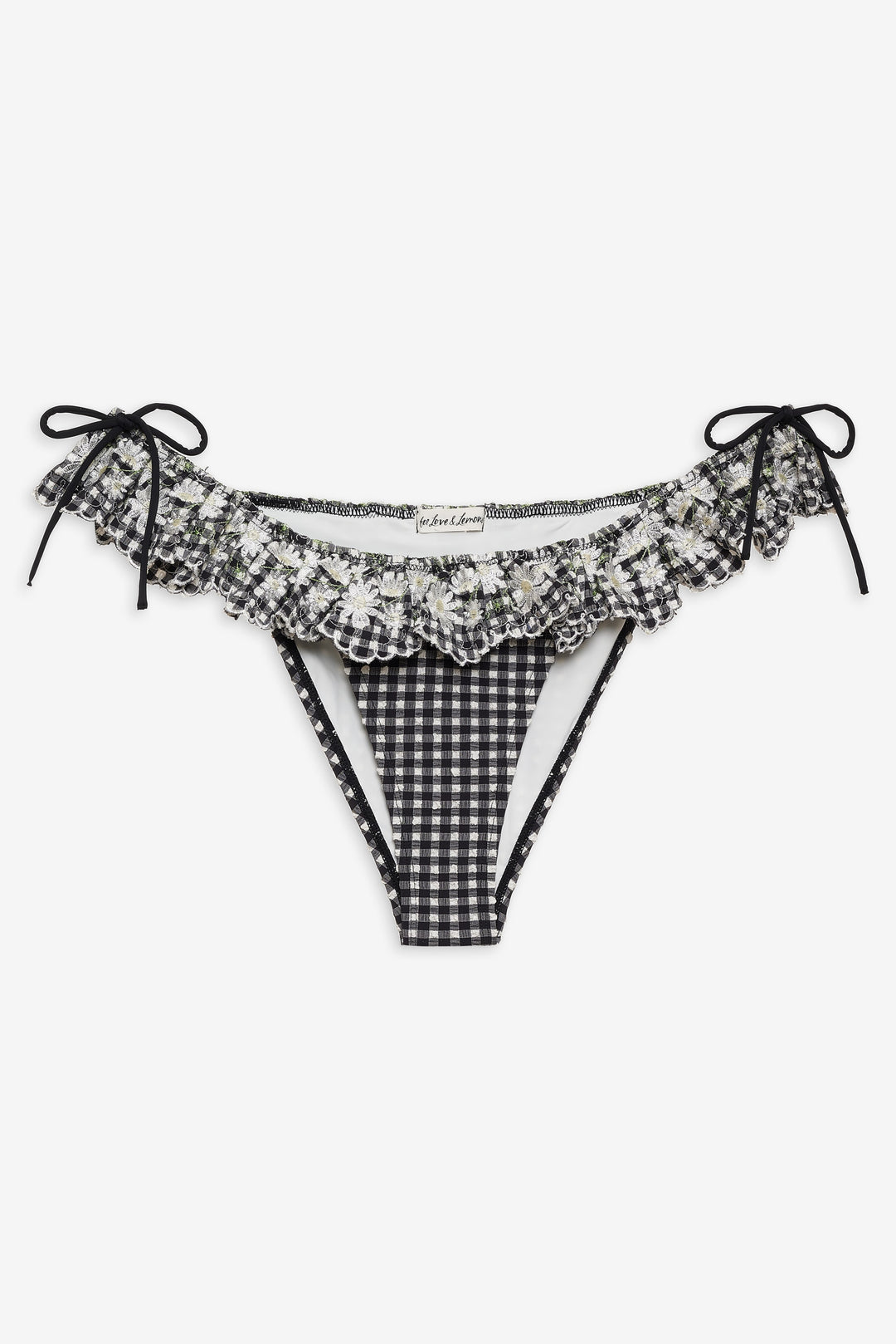 Daisy Lane Bikini Bottom - Black | For Love and Lemons