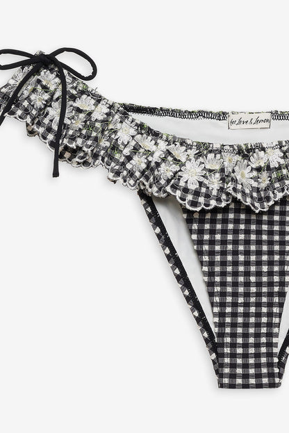 Daisy Lane Bikini Bottom - Black | For Love and Lemons