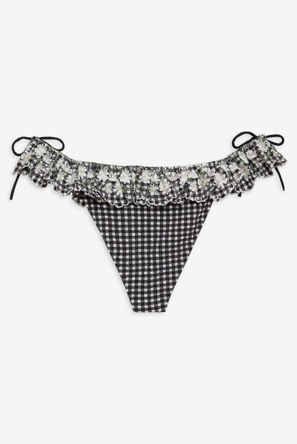 Daisy Lane Bikini Bottom - Black | For Love and Lemons