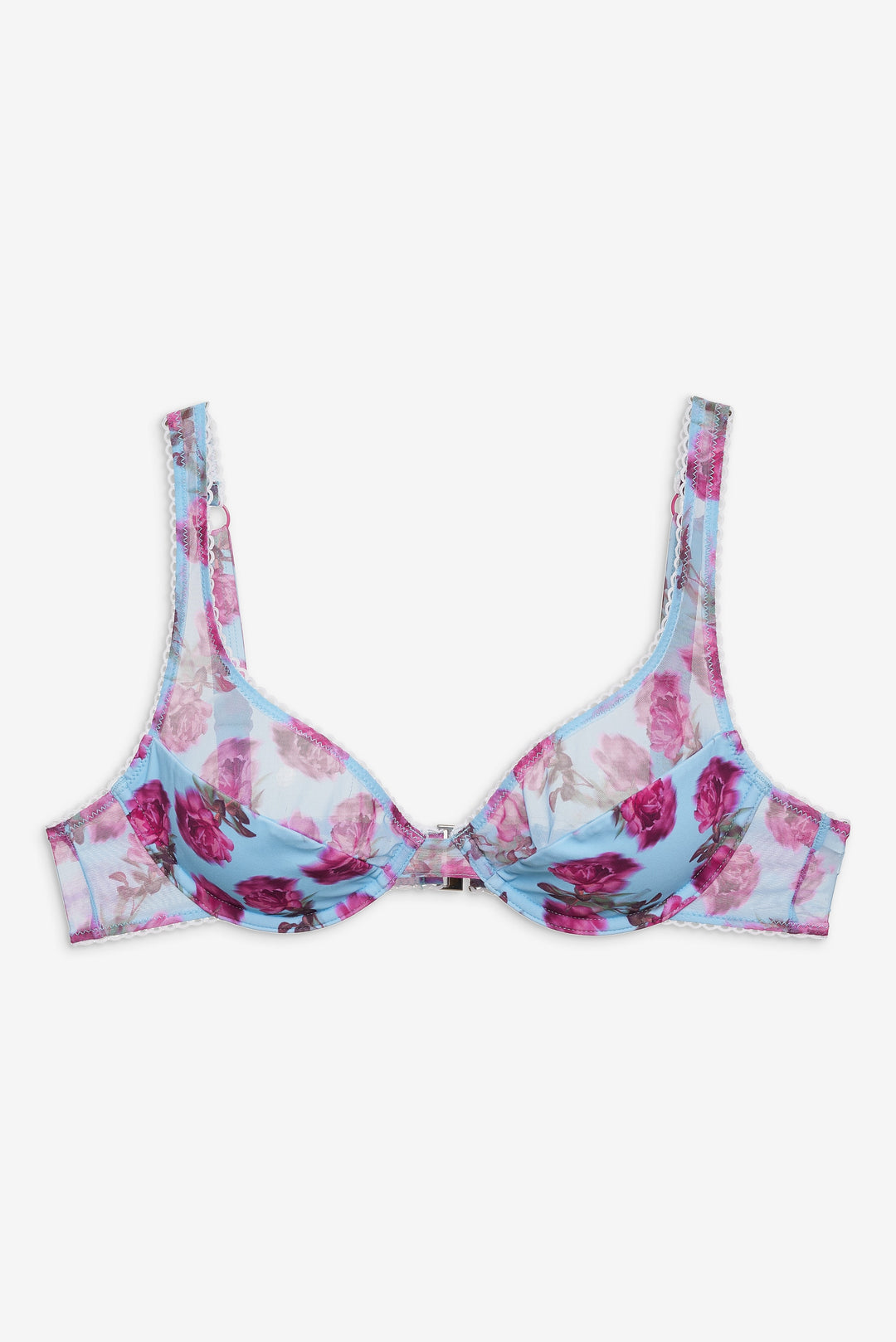 Floral Stems Underwire Bikini Top - Blue | For Love and Lemons