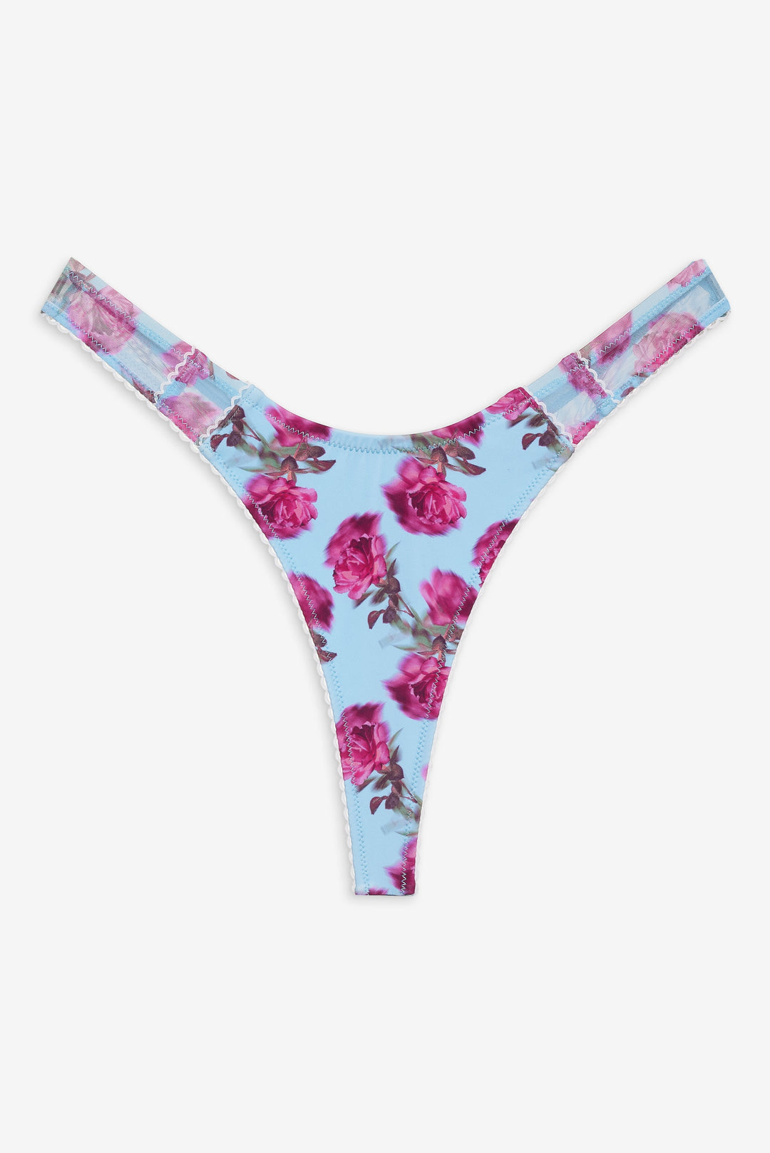 Floral Stems Bikini Bottom - Blue | For Love and Lemons
