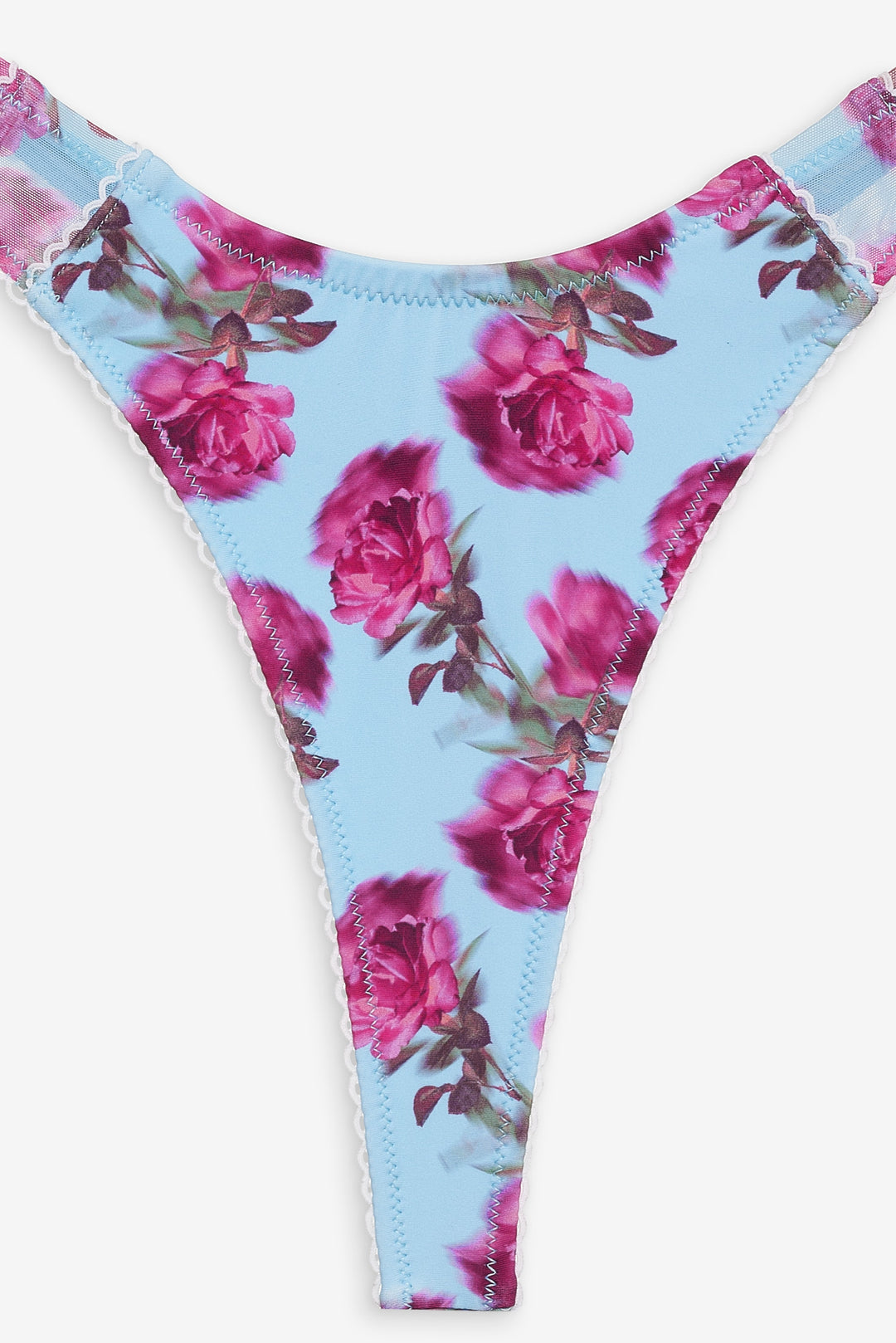 Floral Stems Bikini Bottom - Blue | For Love and Lemons