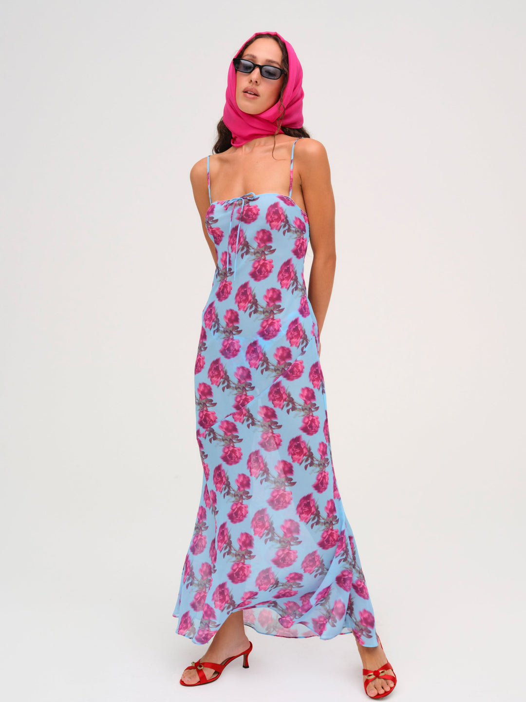 Marina Maxi Dress - Blue | For Love and Lemons