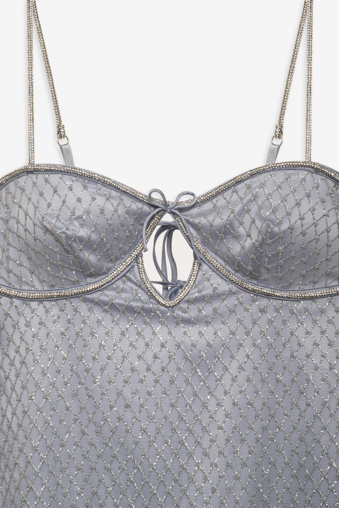 Glitter Slip Dress - Silver | For Love and Lemons
