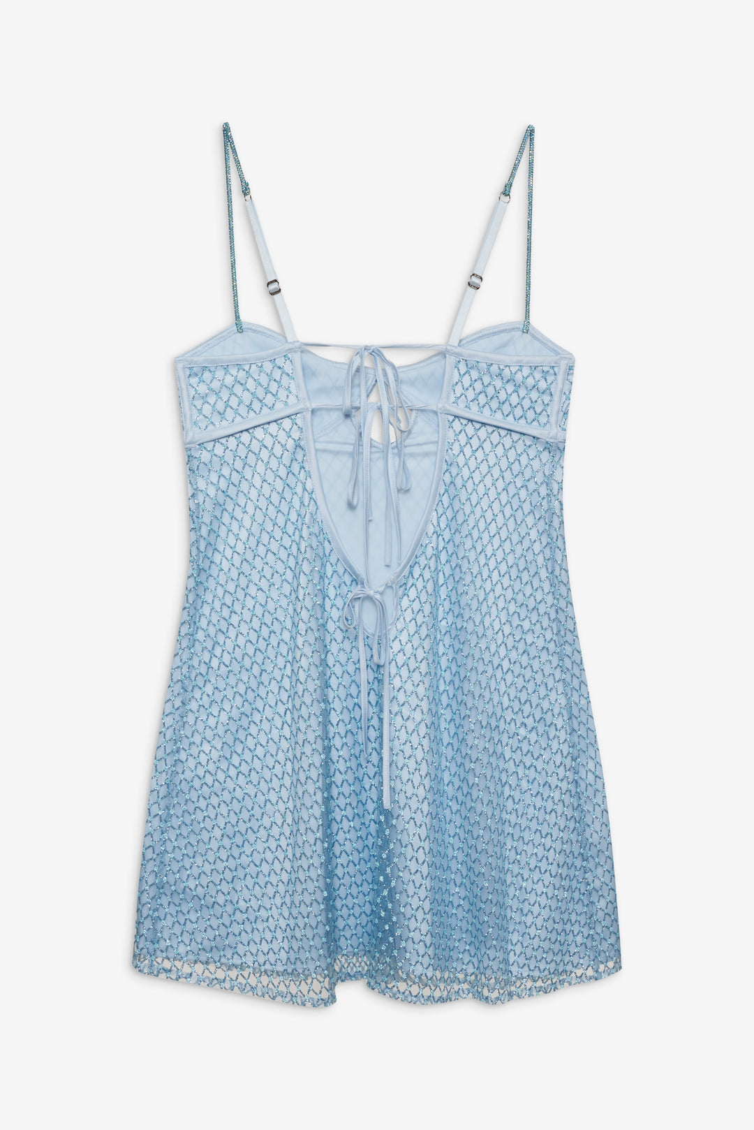 Glitter Slip Dress - Blue | For Love and Lemons