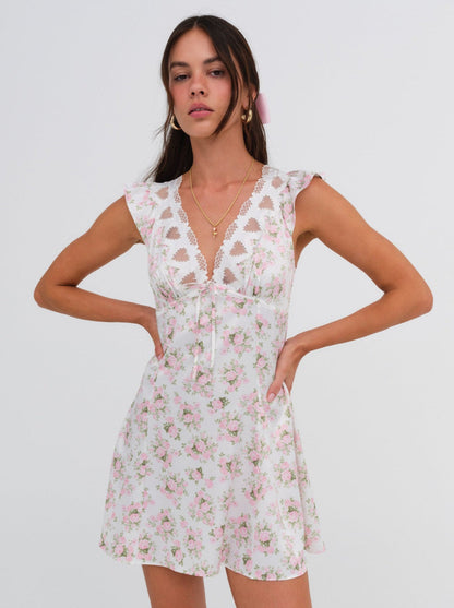 Naima Slip Dress - Pink | For Love and Lemons