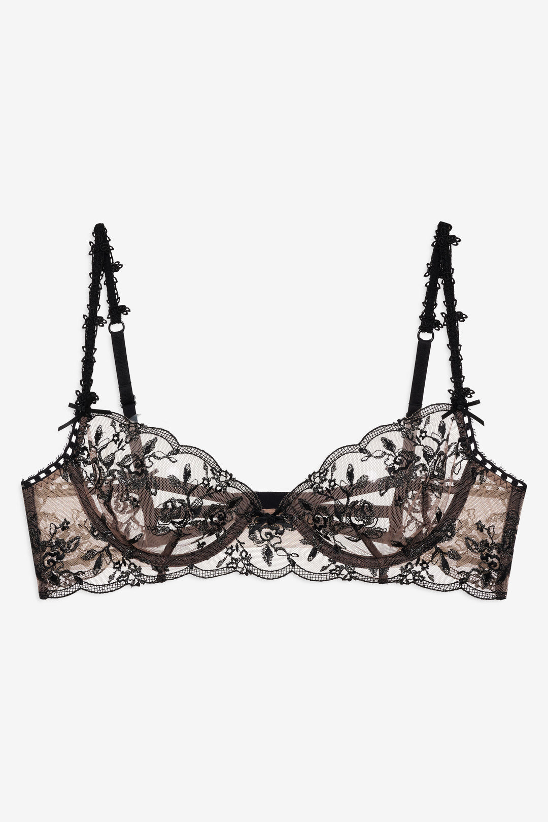 Sonia Underwire Bra - Black | For Love and Lemons