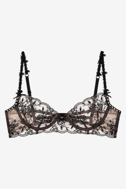 Sonia Underwire Bra - Black | For Love and Lemons