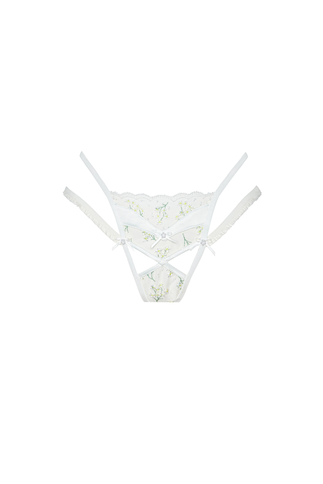 Baby's Breath Thong Panty - Ivory | For Love and Lemons