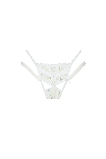 Baby's Breath Thong Panty - Ivory | For Love and Lemons