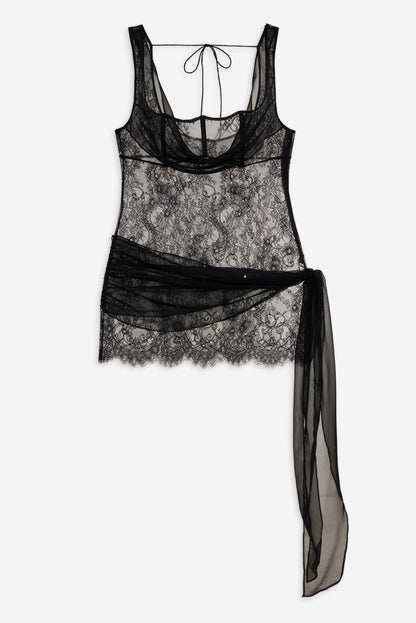 Sonja Slip Dress - Black | For Love and Lemons