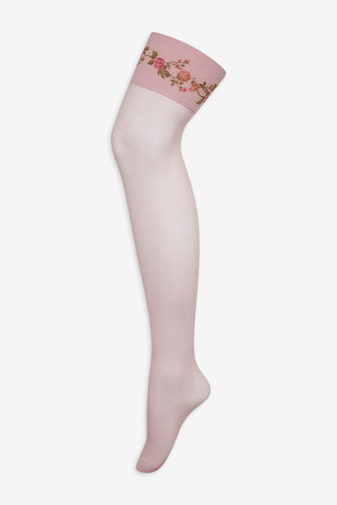 Rose Vine Thigh-High Socks - Pink | For Love and Lemons