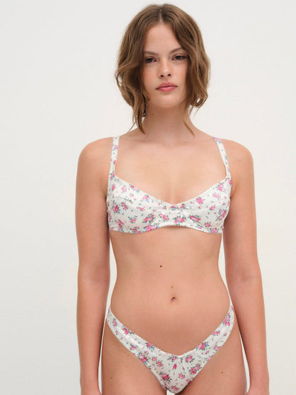 Thats Amore Underwire Bra - White | For Love and Lemons