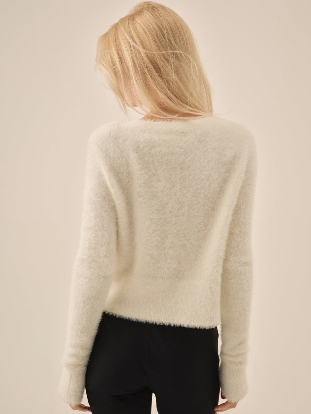 Tayla Knit Cardigan - Cream | For Love and Lemons