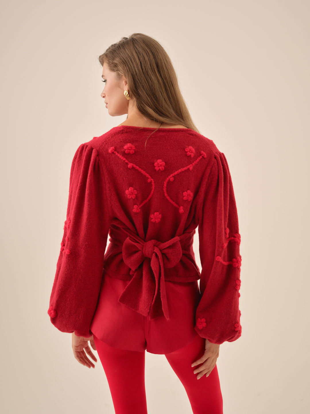 Adalyn Cardigan - Red | For Love and Lemons