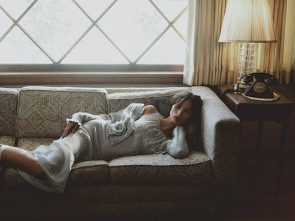 Mia Soft Knit Cardigan - Grey | For Love and Lemons