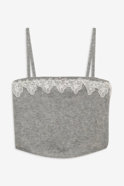 Arinah Tank - Grey | For Love and Lemons