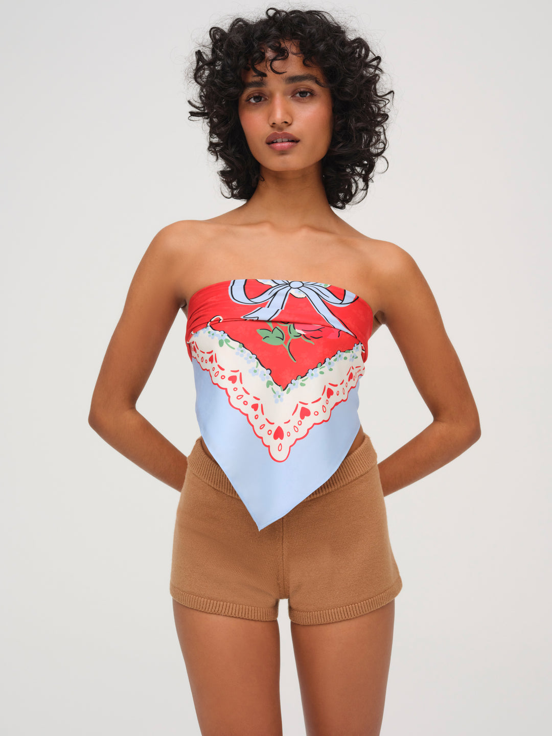 Ellie Knit Short - CAMEL | For Love and Lemons