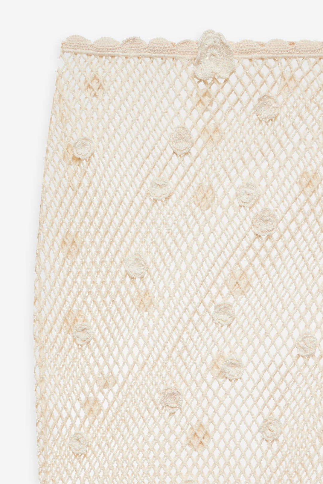 Betty Bouquet Knit Midi Skirt - Cream | For Love and Lemons