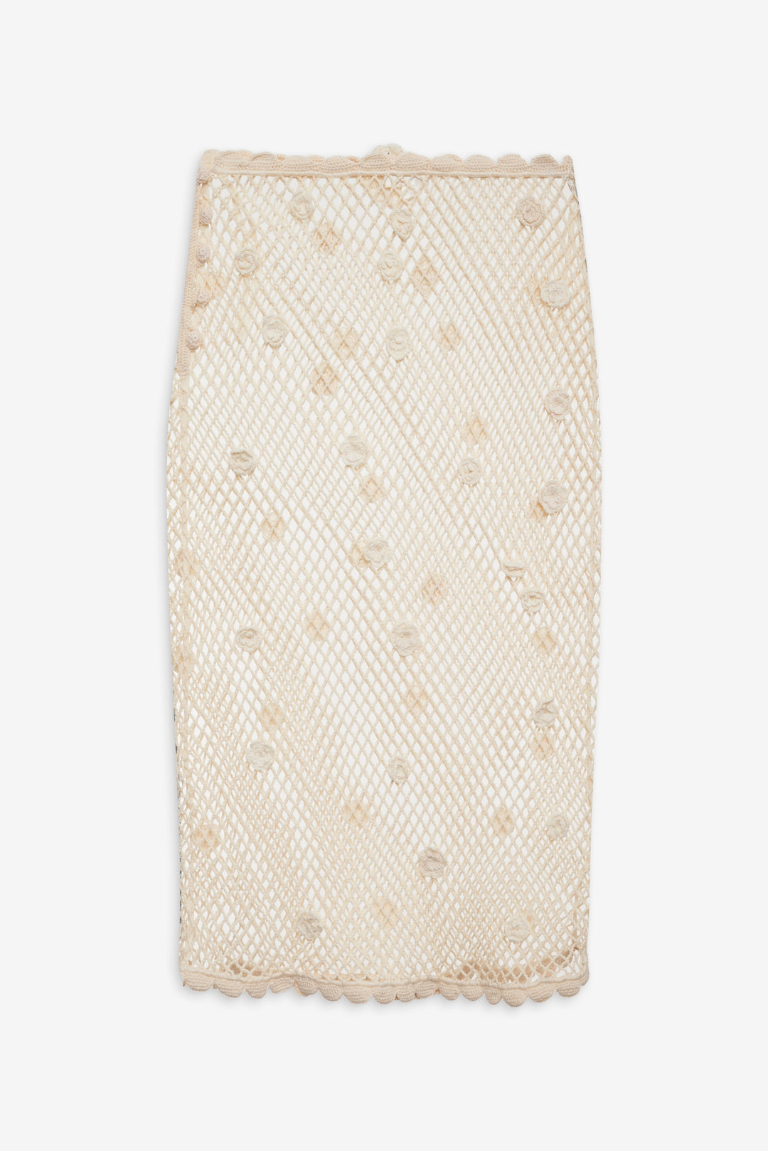 Betty Bouquet Knit Midi Skirt - Cream | For Love and Lemons