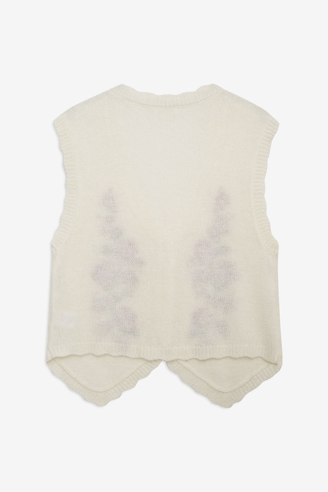 Molly Embroidered Sweater Vest - Cream | For Love and Lemons