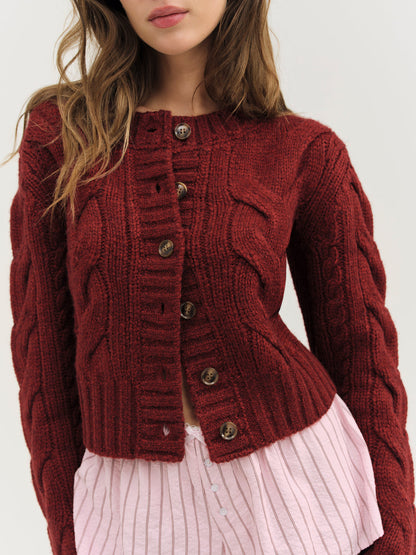 Regina Cardigan - Red | For Love and Lemons