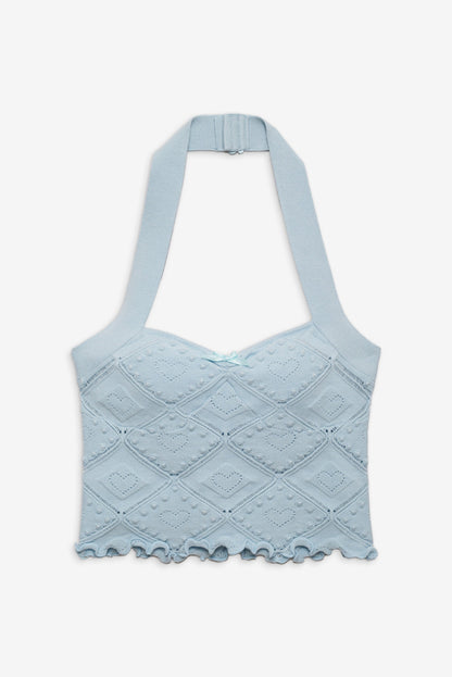 Coco Knit Tank - Baby Blue | For Love and Lemons