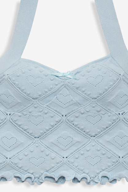 Coco Knit Tank - Baby Blue | For Love and Lemons