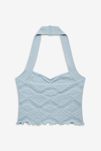Coco Knit Tank - Baby Blue | For Love and Lemons