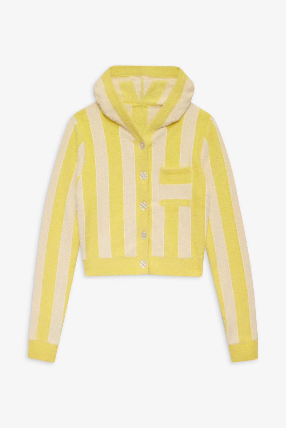 Sleepy Stripe Hoodie - Yellow | For Love and Lemons