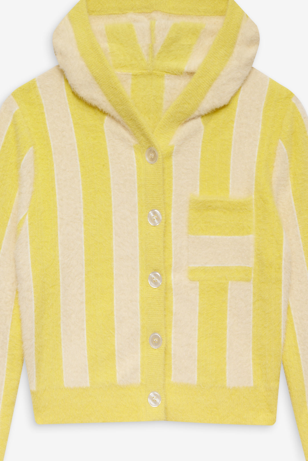 Sleepy Stripe Hoodie - Yellow | For Love and Lemons