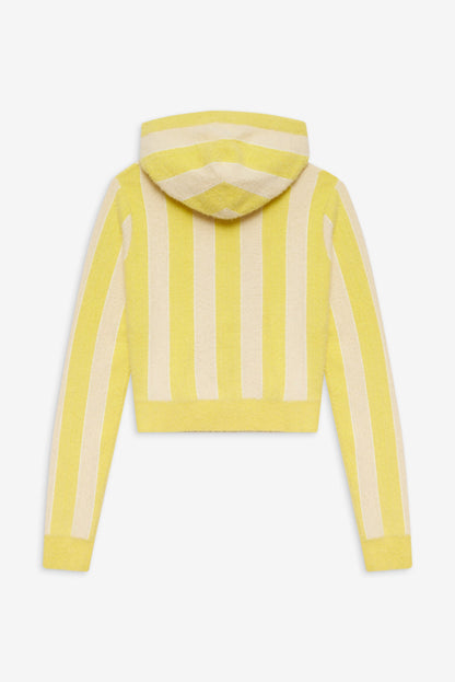 Sleepy Stripe Hoodie - Yellow | For Love and Lemons