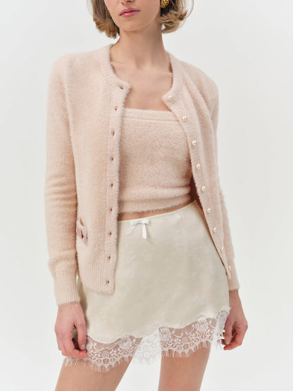 Harper Cardigan - Pink | For Love and Lemons