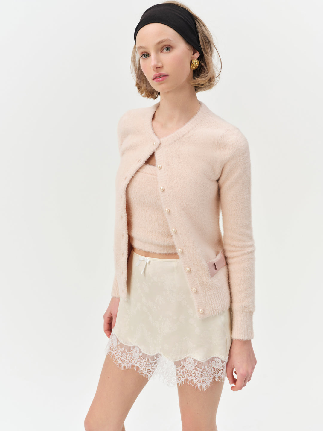 Harper Cardigan - Pink | For Love and Lemons
