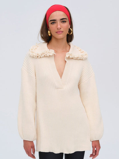 Rey Knit Tunic - Cream | For Love and Lemons