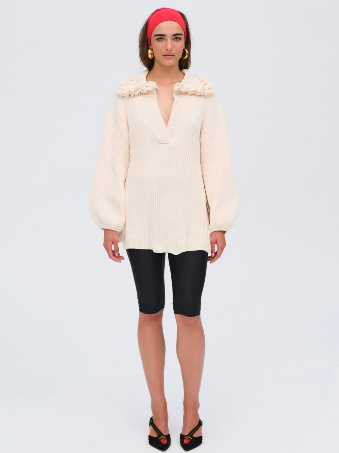 Rey Knit Tunic - Cream | For Love and Lemons
