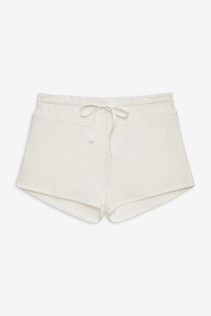 Allison Pointelle Short - White | For Love and Lemons