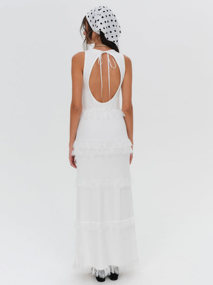 Joan Maxi Dress - White | For Love and Lemons